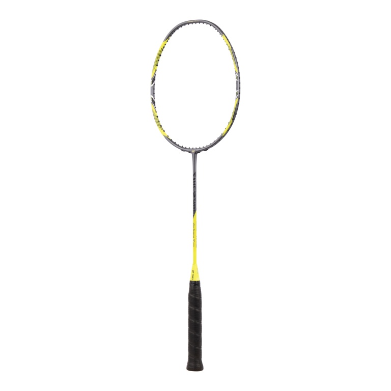 Yonex rakieta do badmintona ARC Saber 7 Pro #22 (wyważona, średnia, wyprodukowano w Japonii) szaro/żółta - niestrunowana -